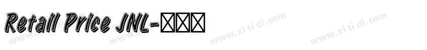 Retail Price JNL字体转换